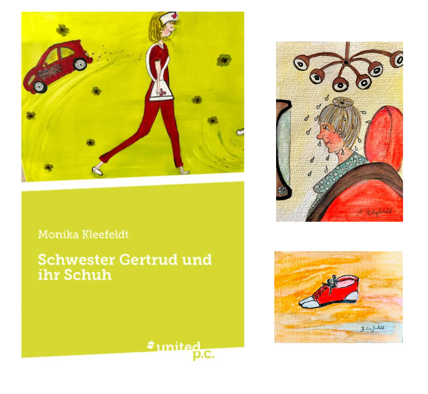 Bld Collage zu Buch: Schwester Gertrud und ihr Schuh